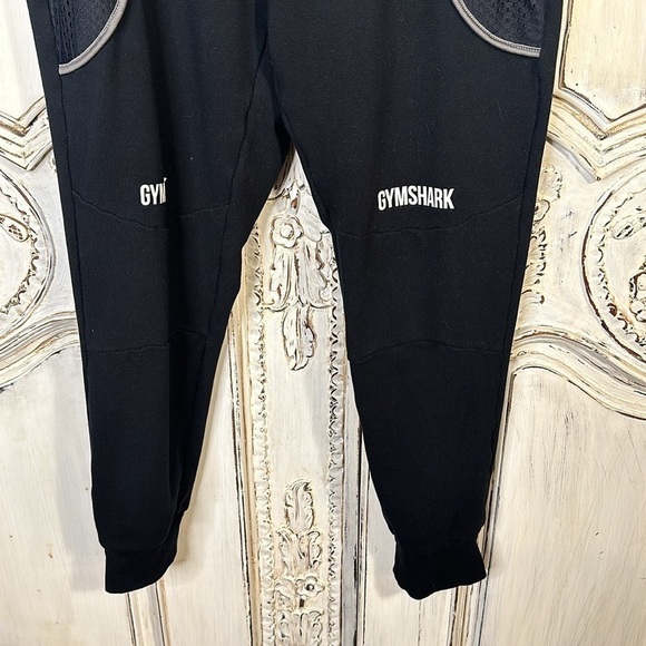 Gymshark Black with Gray Trim Jogger Pants With Wide Waistband Size Small - Picture 5 of 10